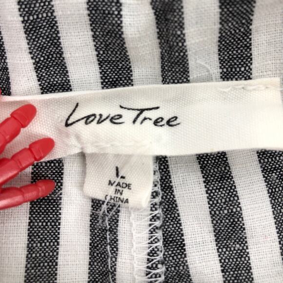 LOVE TREE tie front paper bag shorts - Picture 3 of 6